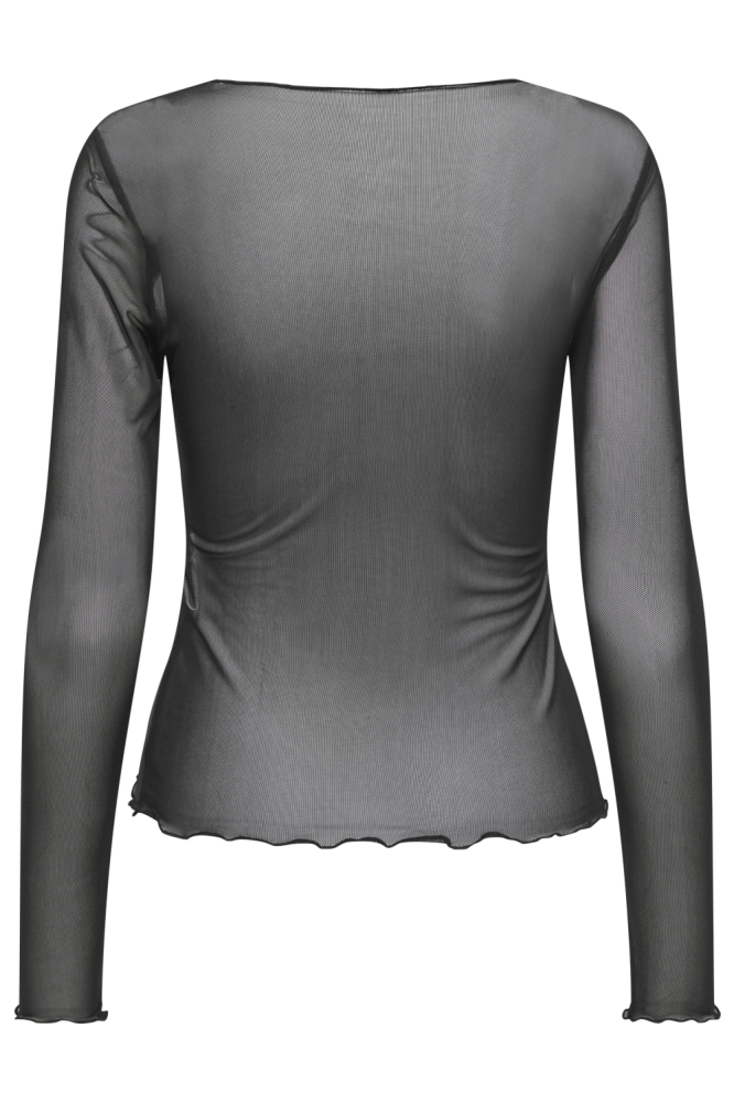 JDYELSA NEW L/S O NECK TOP JRS NOOS 15356004 Black